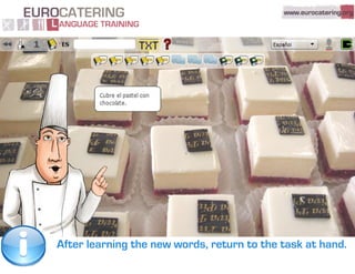 Eurocatering Language Training - Quick tour