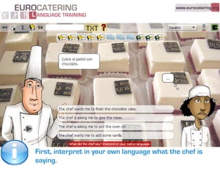 Eurocatering Language Training - Quick tour