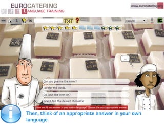 Eurocatering Language Training - Quick tour