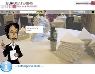 Eurocatering Language Training - Quick tour