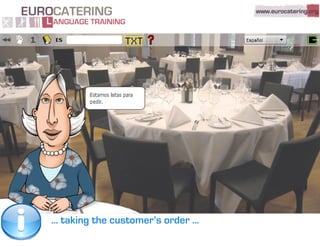 Eurocatering Language Training - Quick tour