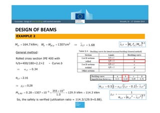 Eurocodes design of members | PDF