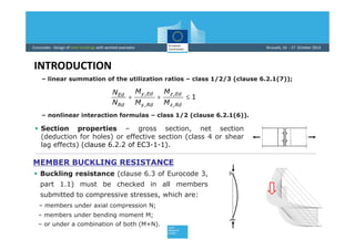 Eurocodes design of members | PDF