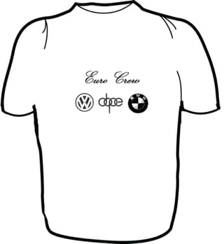 Euro Crew T-Shirt Logo