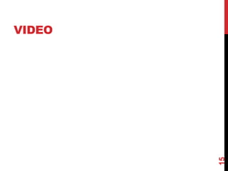 VIDEO
15
 