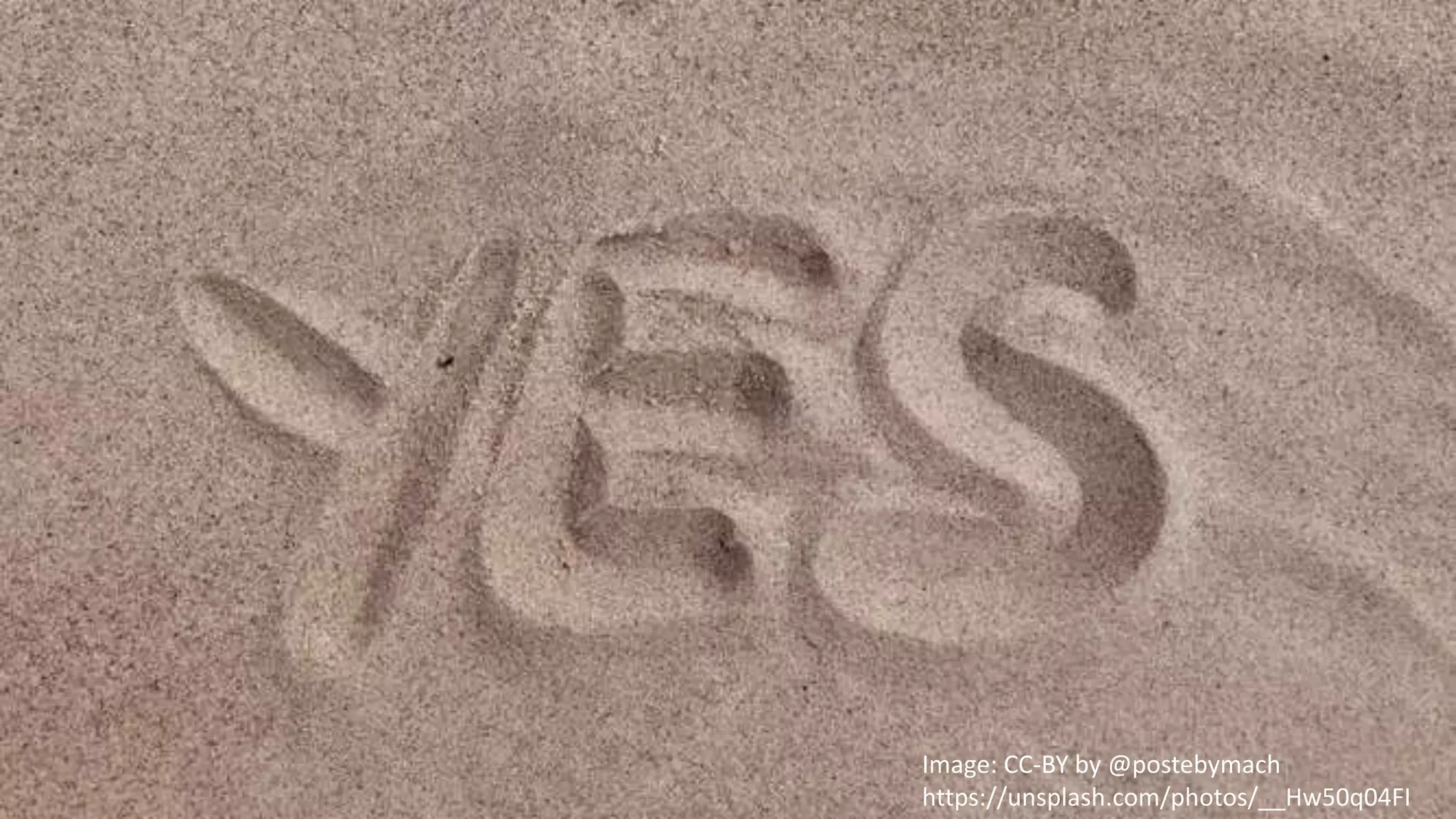 Image: CC-BY by @postebymach
https://unsplash.com/photos/__Hw50q04FI