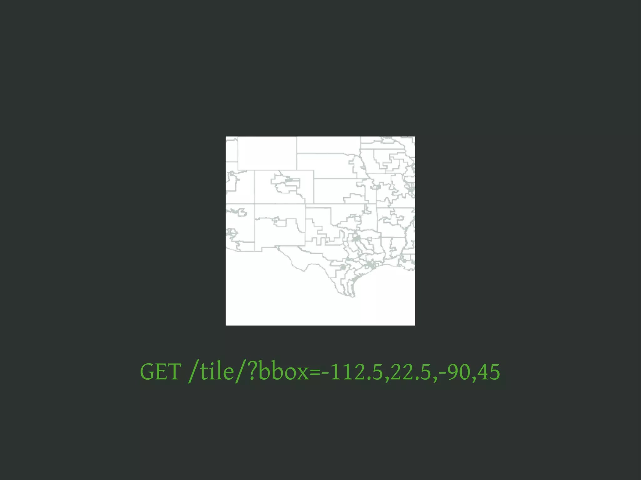 The Web map stack on Django
