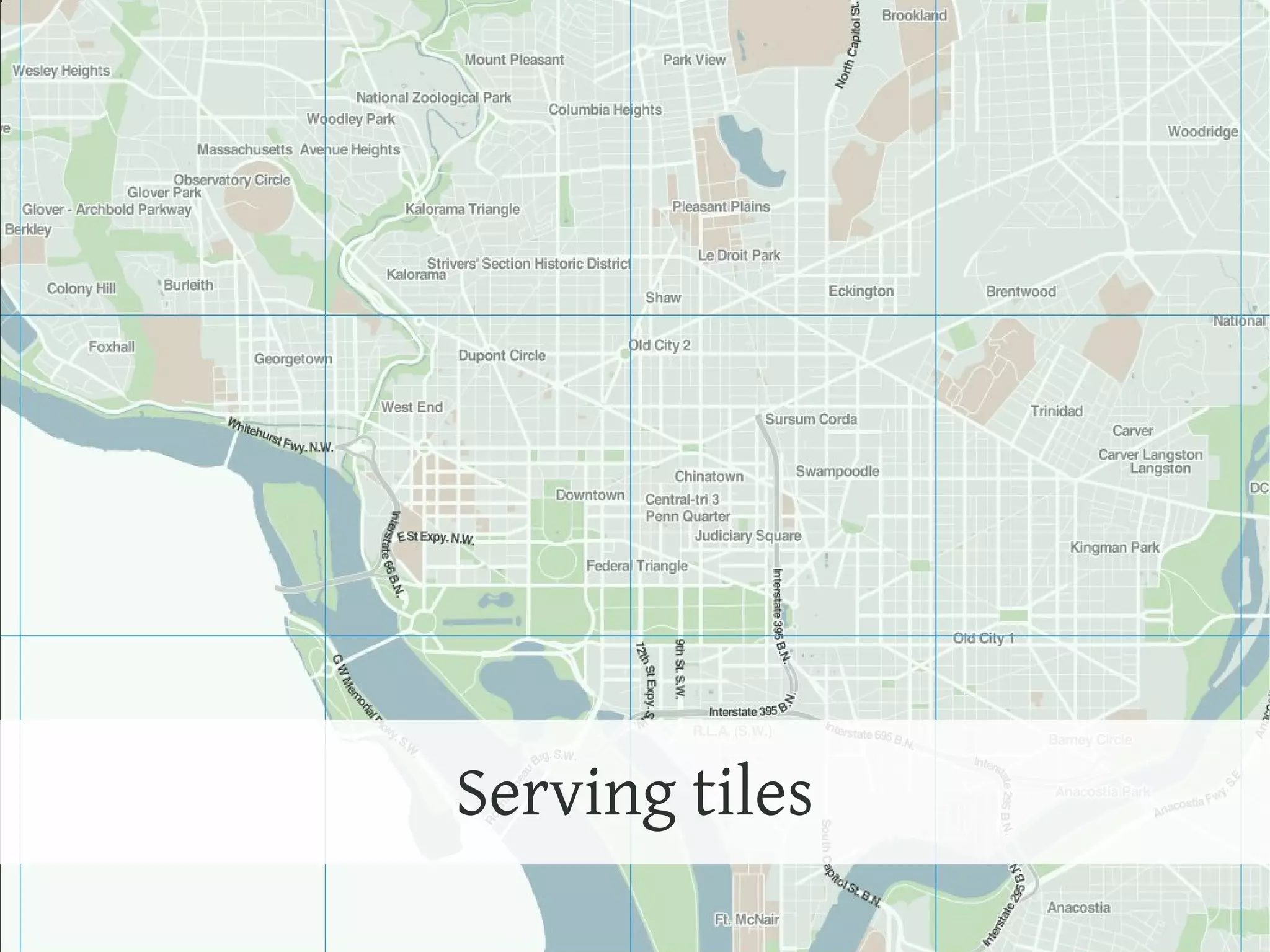 The Web map stack on Django
