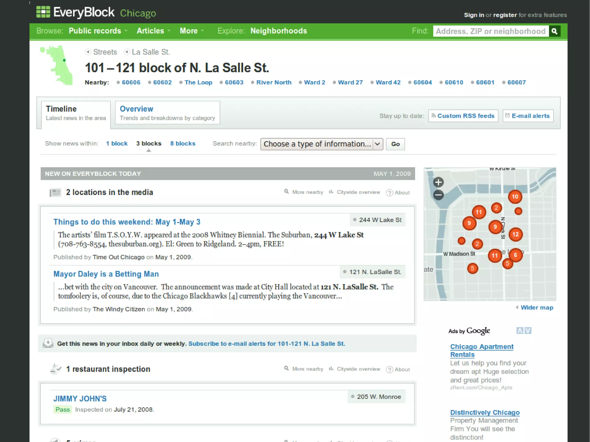 The Web map stack on Django