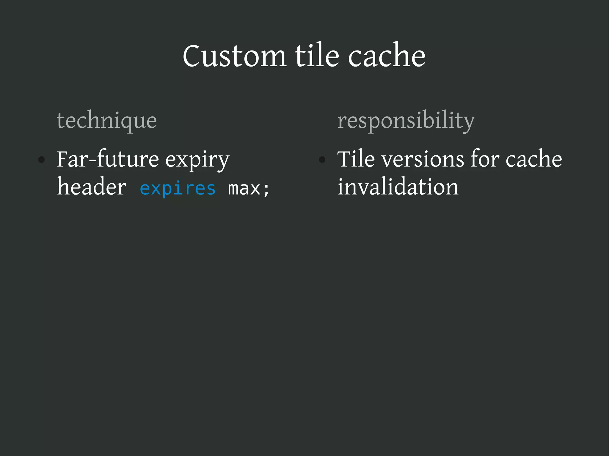 The Web map stack on Django