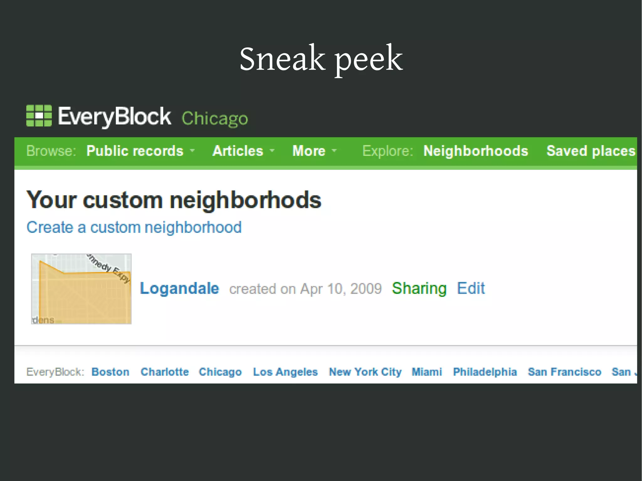 The Web map stack on Django