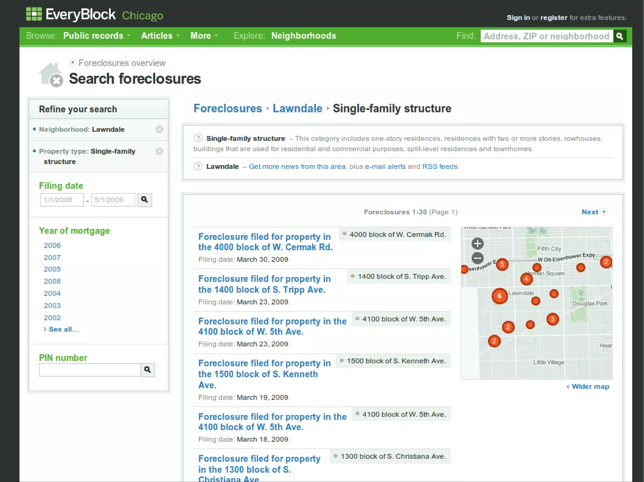 The Web map stack on Django