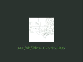 The Web map stack on Django