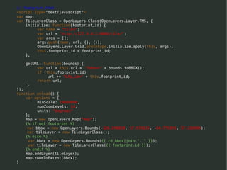 The Web map stack on Django