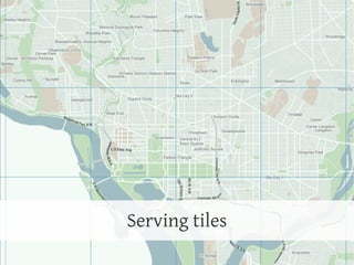 The Web map stack on Django