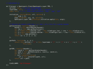 The Web map stack on Django