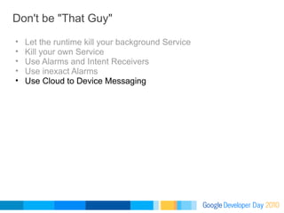 Cloud to Device Messaging
 
