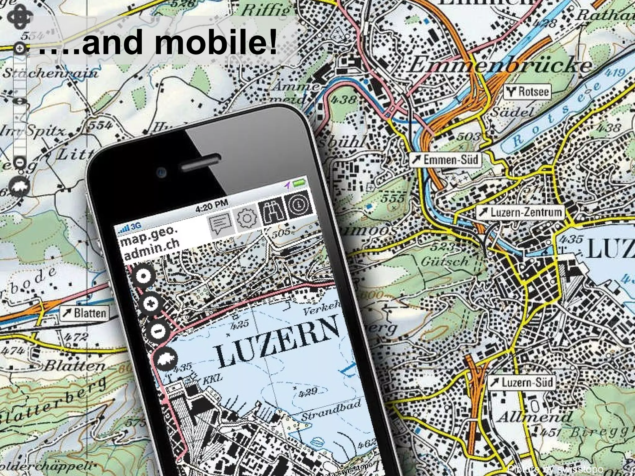 … .and mobile! Picture by swisstopo 