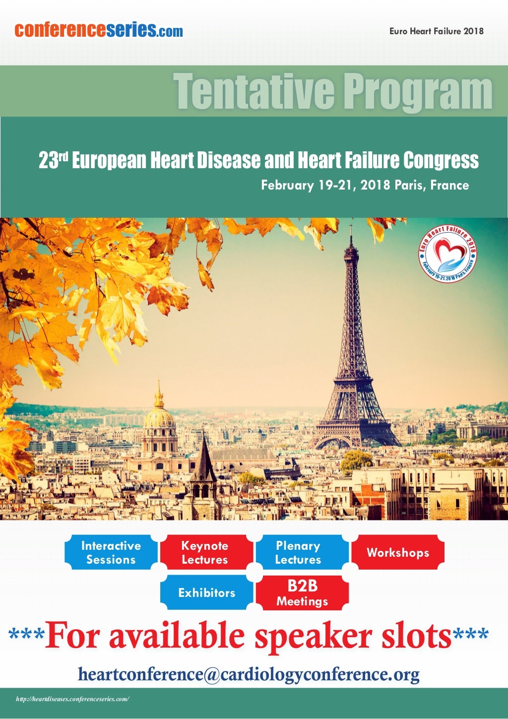23rd European Heart Disease and Heart Failure Congress