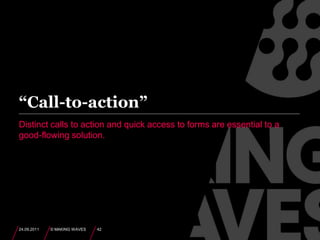 Slider (eksempel fra annen nettside)24.09.2011© MAKING WAVES36