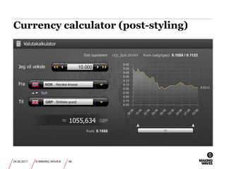 t24.09.2011© MAKING WAVES43