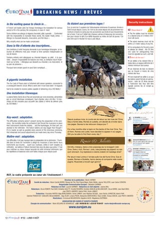 12 / - N°02 - LUNDI 4 AOÛT
Please Read it!
• The fire tables must be situated
in a cleared area of 5 meters mini-
mum all-round.
• The wood reserves must not be
within a 5-meter radius of any fire.
• It is compulsery for the jerry-cans
to always be closed ; the 20 litre
one used for extinguishing fires
must be signaled as such, and full.
Merci de lire ceci !
• Les tables à feu doivent être si-
tuées dans un espace défriché de 5
mètres minimum tout autour.
• Les réserves de bois ne doivent
pas se trouver à moins de cinq
mètres des feux.
• Il est impératif de veiller à ce que
les bidons soient fermés en perma-
nence ; celui de 20 litres servant
à l’extinction des feux doit être
signalé comme tel, et rempli au
maximum.
Security instructions
 