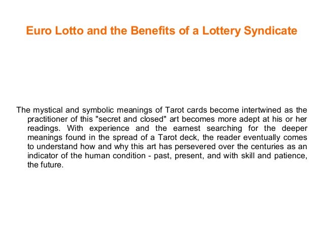 lotto syndicate
