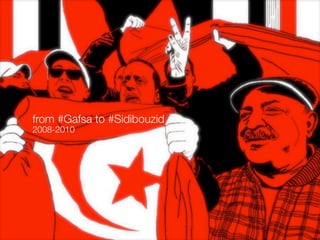 from #Gafsa to #Sidibouzid
2008-2010
 
