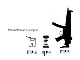 Information as a weapon
 