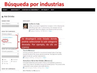 Búsqueda por industriasDa clic en SEARCH TREE
