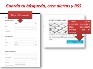 Perfiles del consumidorUna vez seleccionado el país, da clic en GO