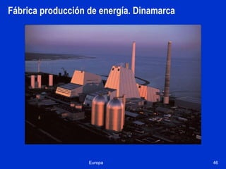 Fábrica producción de energía. Dinamarca Europa 