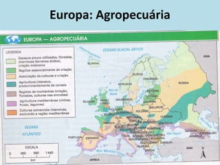 Europa: Agropecuária
 