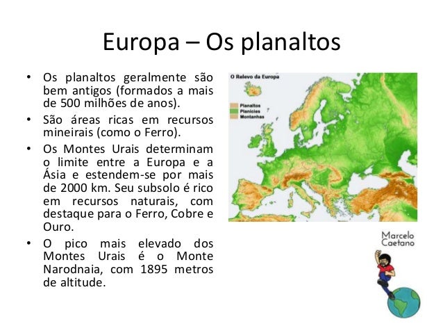 Europa características naturais
