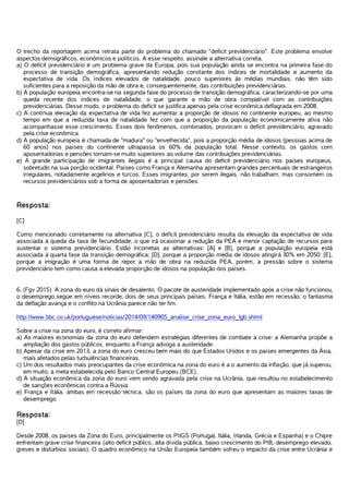 Europa. Exercícios comentados