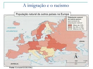 Analise a tabela.Quando se constata que quase um terço dos cerca de 400 milhões de habitantes da União Européia é constituído por pessoas com mais de 50 anos de idade, ou seja, pessoas aposentadas ou que estão para se aposentar, é evidente a elevação dos gastos com a previdência social.Expectativa de Vida – (2005-2010)