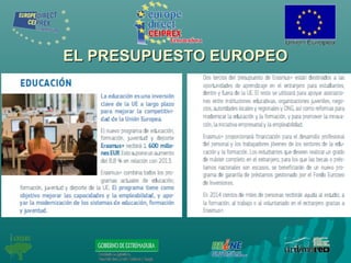 EL PRESUPUESTO EUROPEOEL PRESUPUESTO EUROPEO
 