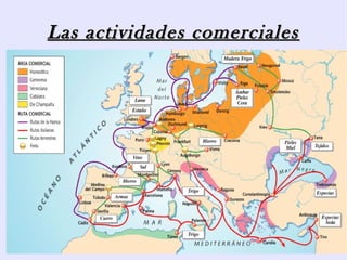 Las actividades comerciales
 