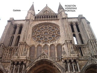 ROSETÓN
          VIDRIERAS
Gablete   PORTADA
 