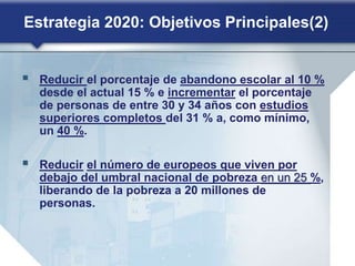 Estrategia 2020: Unión por la Innovación
 