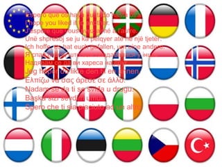 •
Espero que os haya gustado hasta otra.
I hope you liked it to another.
J'espère que vous avez aimé à l'autre.
Unë shpresoj se ju ka pëlqyer atë në një tjetër.
Ich hoffe, es hat euch gefallen, um eine andere.
Я спадзяюся, што вам спадабалася ў іншы.
Надявам се да ви хареса на друг.
Jeg håper du likte den til en annen.
Ελπίζω να σας άρεσε σε άλλο.
Nadam se da ti se sviđa u drugu.
Başka sizi sevdim umut.
Spero che ti sia piaciuto ad un altro.
 