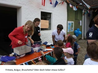 Frittata, Bulgur, Bruschetta? Oder doch lieber etwas Süßes?  