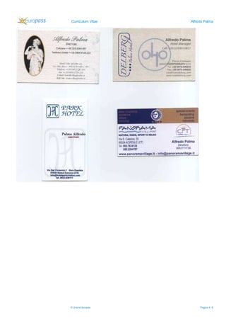 Curriculum Vitae Alfredo Palma
© Unione europea Pagina 4 / 6
 