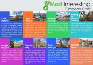8 Interesting Cities of Europe