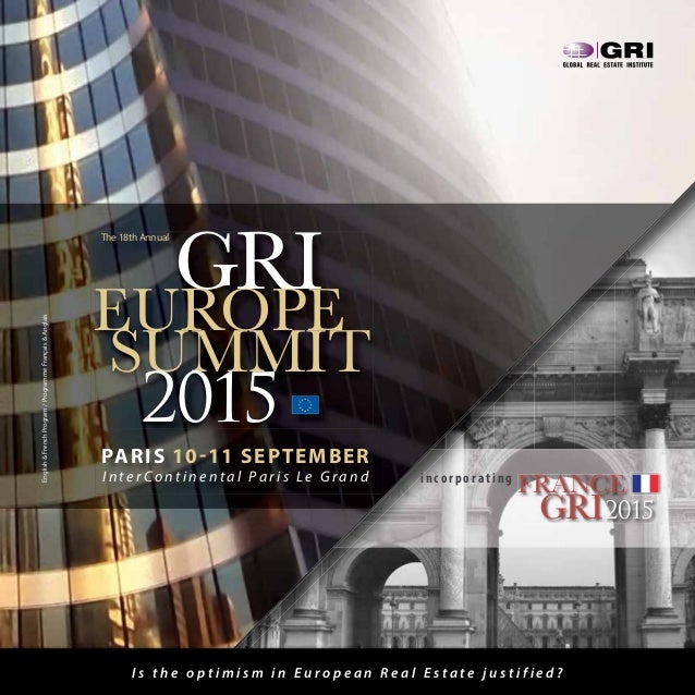 Gri Europe Summit 2015 France Gri