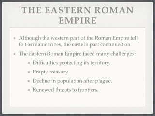 Europe After the Fall of the Western Roman Empire | KEY