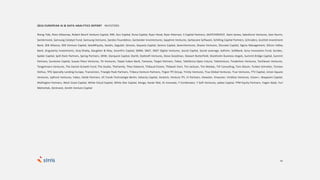 42
2016 EUROPEAN AI & DATA ANALYTICS REPORT INVESTORS
Rising Tide, Risto Siilasmaa, Robert Bosch Venture Capital, RRE, Run Capital, Runa Capital, Ryan Hood, Ryan Petersen, S Capital Partners, SAATCHiNVEST, Saint James, Salesforce Ventures, Sam Nurmi,
Sambrinvest, Samsung Catalyst Fund, Samsung Ventures, Sandoz Foundation, Santander InnoVentures, Sapphire Ventures, Sarbacane Software, Schilling Capital Partners, Schroders, Scottish Investment
Bank, SEB Alliance, SEB Venture Capital, Seed4Equity, Seedrs, Segulah, Senovo, Sequoia Capital, Serena Capital, SevenVentures, Shasta Ventures, Shunwei Capital, Sigma Management, Silicon Valley
Bank, Singularity Investments, Siraj Khaliq, Slaughter & May, SmartFin Capital, SMRK, SNCF, SNCF Digital Ventures, Social Capital, Social Leverage, Sofinim, SoftBank, Sony Innovation Fund, Soridec,
Spider Capital, Split Rock Partners, Spring Partners, SRIW, Starquest Capital, StartX, Statkraft Ventures, Steve Goodman, Stewart Butterfield, Stockholm Business Angels, Summit Bridge Capital, Summit
Partners, Sunstone Capital, Sussex Place Ventures, TA Ventures, Taipei Fubon Bank, Tamares, Target Partners, Tekes, Telefónica Open Future, TeleVenture, Tenderloin Ventures, TenEleven Ventures,
Tengelmann Ventures, The Danish Growth Fund, The Studio, TheFamily, Theo Osborne, Thibaud Elziere, Thibault Viort, Tim Jackson, Tim Marbac, TJP Consulting, Tom Glocer, Torben Schreiter, Torsten
Osthus, TPG Specialty Lending Europe, TransUnion, Triangle Peak Partners, Tribeca Venture Partners, Trigon TFI Group, Trinity Ventures, True Global Ventures, True Ventures, TTV Capital, Union Square
Ventures, Upfront Ventures, Valeo, Värde Partners, VC Fonds Technologie Berlin, Velocity Capital, Ventech, Venture TFI, VI Partners, Viewster, Vinsovier, Viriditas Ventures, Vision+, Waypoint Capital,
Wellington Partners, West Coast Capital, White Cloud Capital, White Star Capital, XAnge, Xavier Niel, XL Innovate, Y Combinator, Y Soft Ventures, yabeo Capital, YFM Equity Partners, Yogen Dalal, Yuri
Melnichek, ZenInvest, Zenith Venture Capital
 