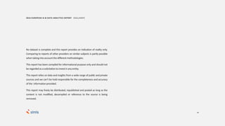 44
No dataset is complete and this report provides an indication of reality only.
Comparing to reports of other providers on similar subjects is partly possible
whentakingintoaccountthedifferentmethodologies.
This report has been compiled for informational purpose only and should not
be regardedas a solicitationto investin anyentity.
This report relies on data and insights from a wide range of public and private
sources and we can’t be hold responsible for the completeness and accuracy
of the informationprovided.
This report may freely be distributed, republished and posted as long as the
content is not modified, decompiled or reference to the source is being
removed.
2016 EUROPEAN AI & DATA ANALYTICS REPORT DISCLAIMER
 