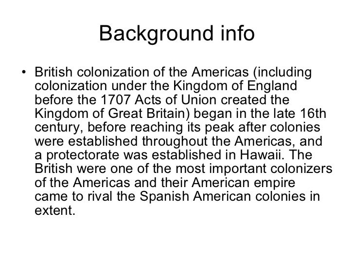 thesis statement for european colonization