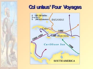 Columbus’ Four Voyages 